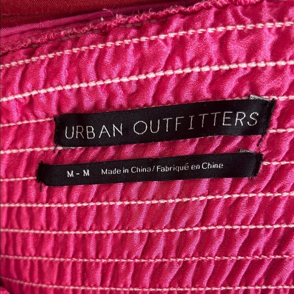 Urban Outfitters Vibrant Pink Long Sleeve Dress - Picture 2 of 8